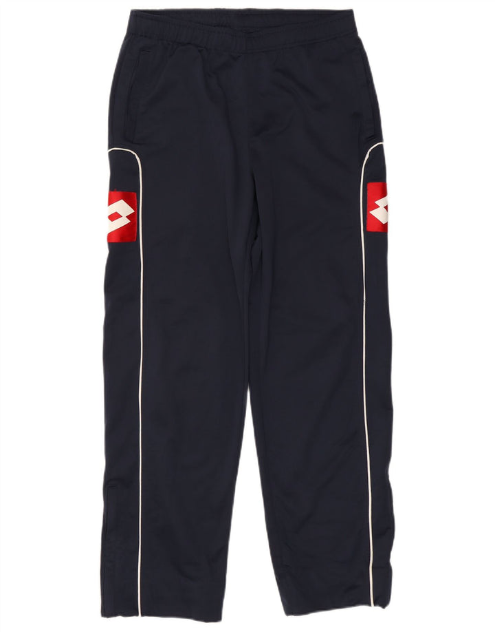 Pantaloni de trening grafic LOTTO pentru bărbați, mediu bleumarin