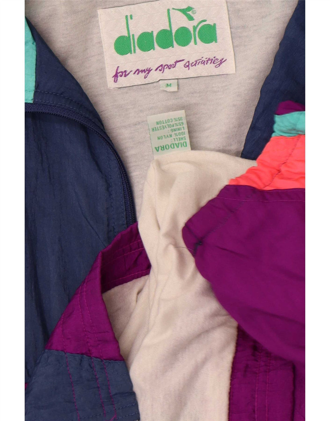 Jachetă de trening pentru femei Diadora, medie, multicoloră, retro