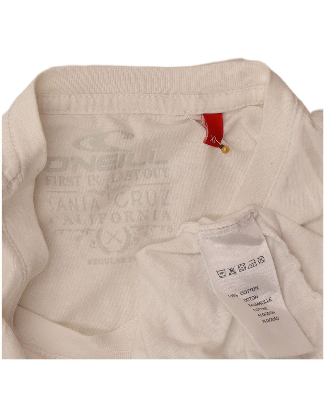 Tricou grafic O'Neill pentru bărbați, cu croiala normală, XL, bumbac alb