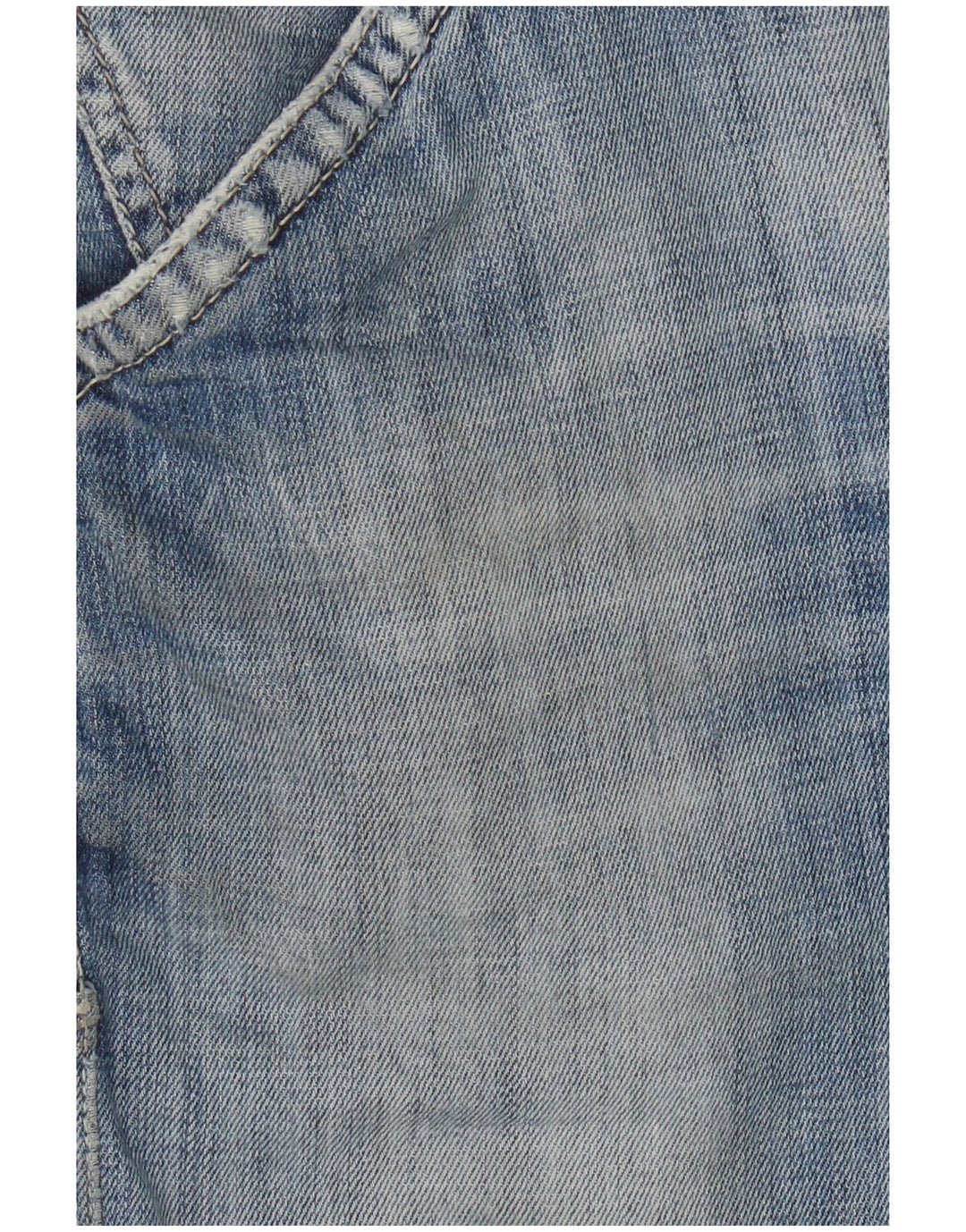 Pantaloni scurți din denim pentru bărbați Gas W31, bumbac albastru mediu