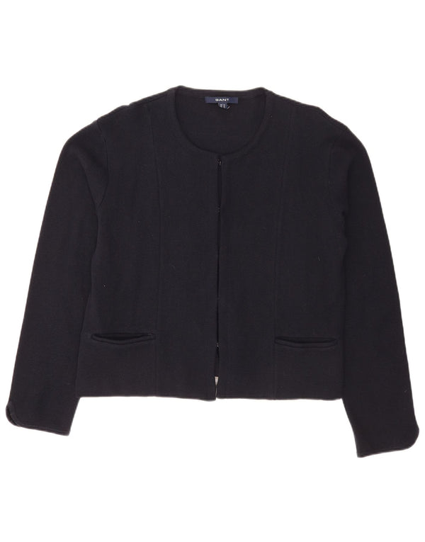 Pulover Bolero Gant pentru femei UK 18 XL, bumbac bleumarin