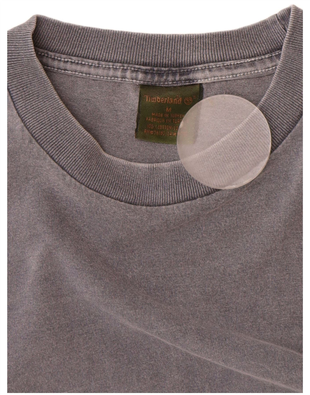 Tricou pentru bărbați Timberland Top din bumbac gri mediu
