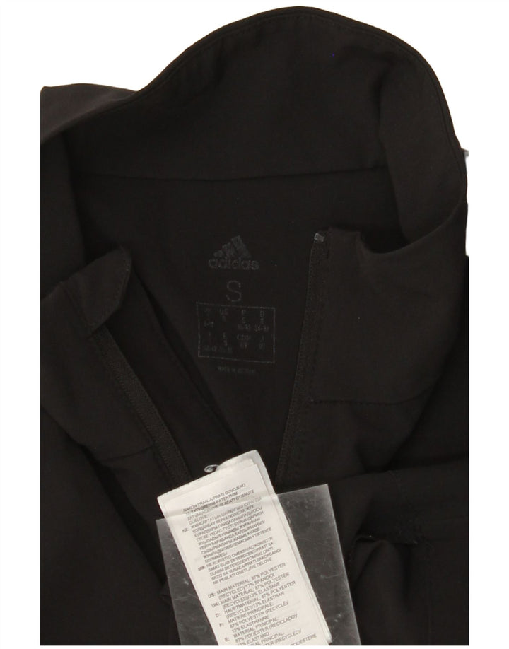 Top de trening ADIDAS pentru femei cu pulover supradimensionat UK 8/10 Small Black