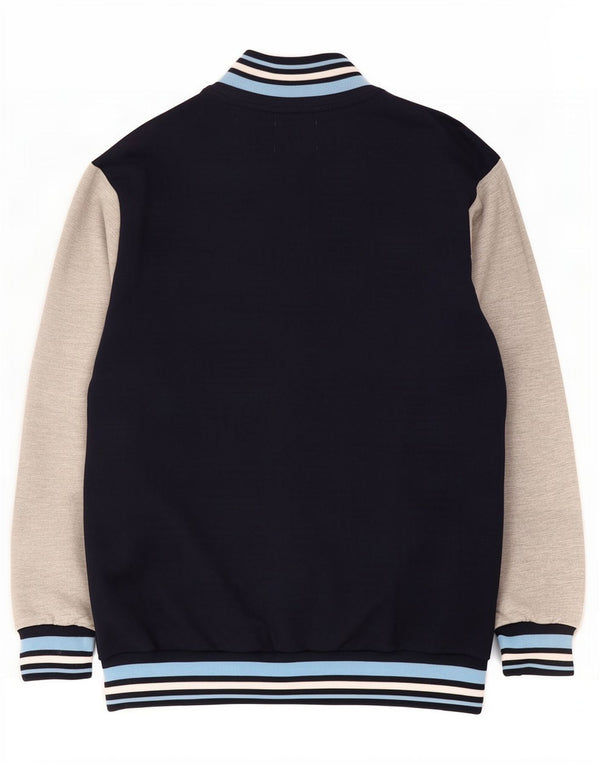 Sergio Tacchini Pulover cu grafic pentru femei UK 14 Medium Bleumarin