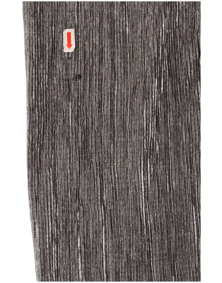 Pantaloni Capri pentru femei ZARA XS W24 L20 Poliester argintiu