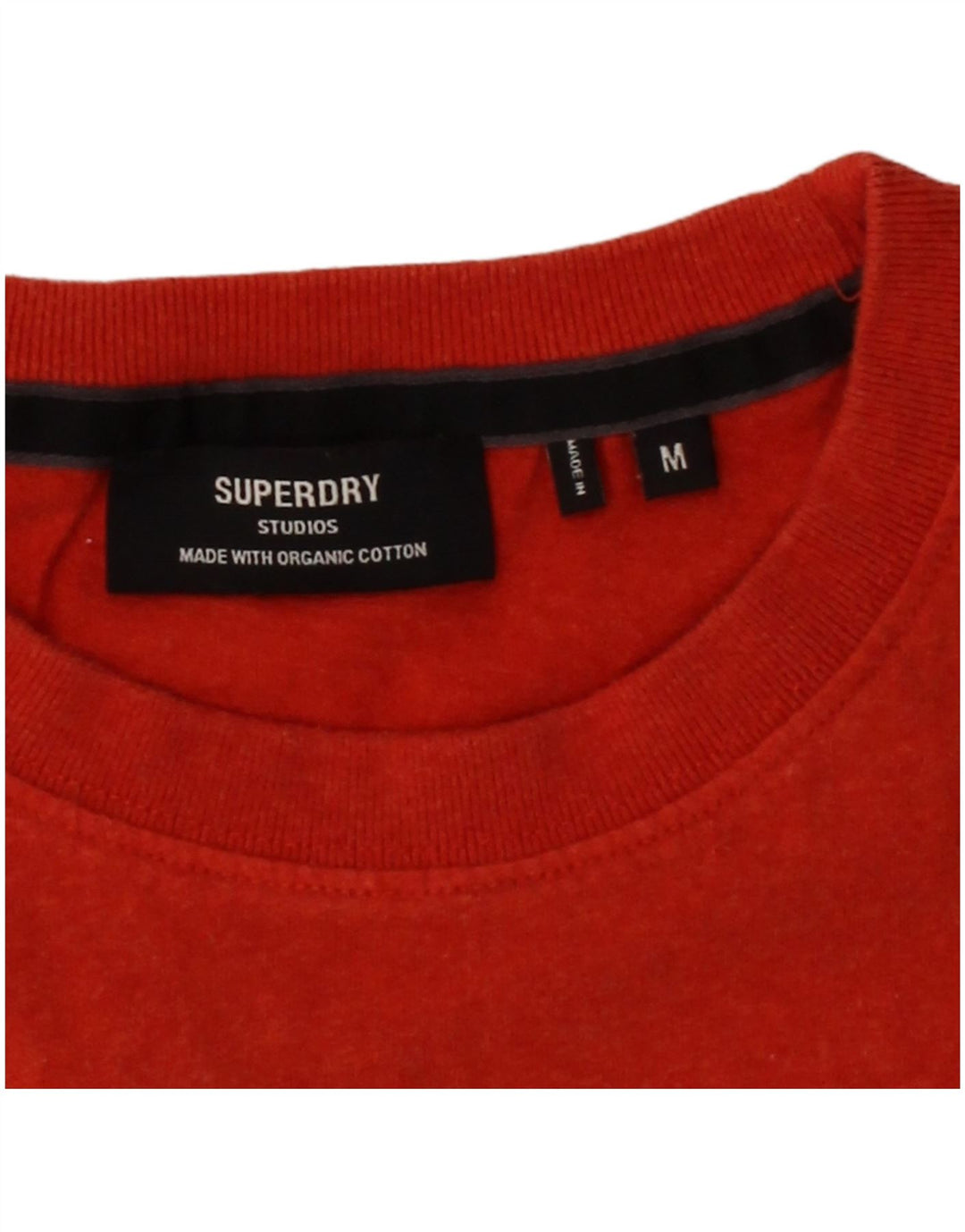 SUPERDRY Mens T-Shirt Top Medium Red Cotton