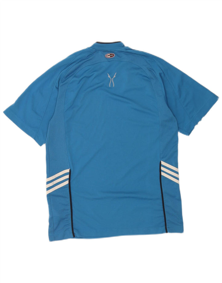 Tricou pentru bărbați Adidas Top mic albastru poliester color bloc