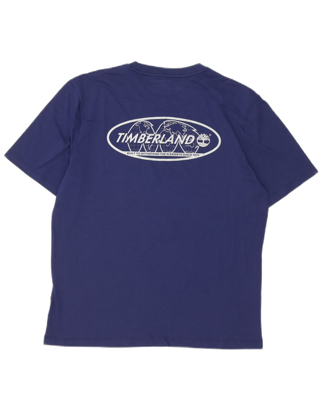 Tricou grafic Timberland pentru bărbați Top mediu din bumbac bleumarin