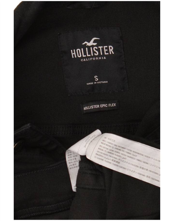 Jachetă Hollister pentru bărbați, UK 36, bumbac negru mic