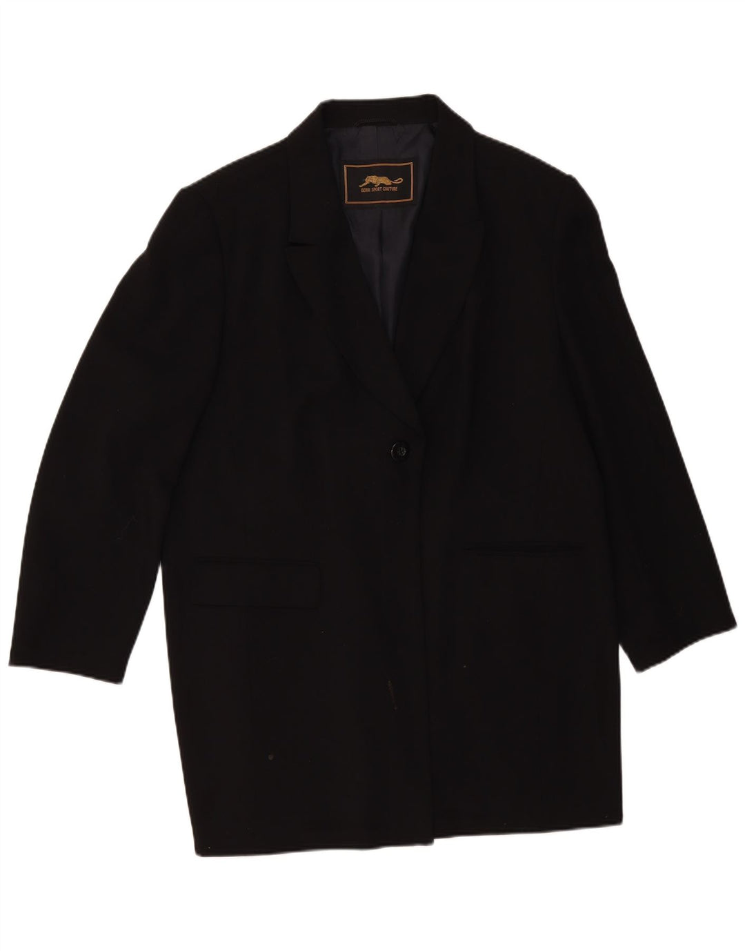 Pardesiu VINTAGE pentru femei UK 14 Medium Black