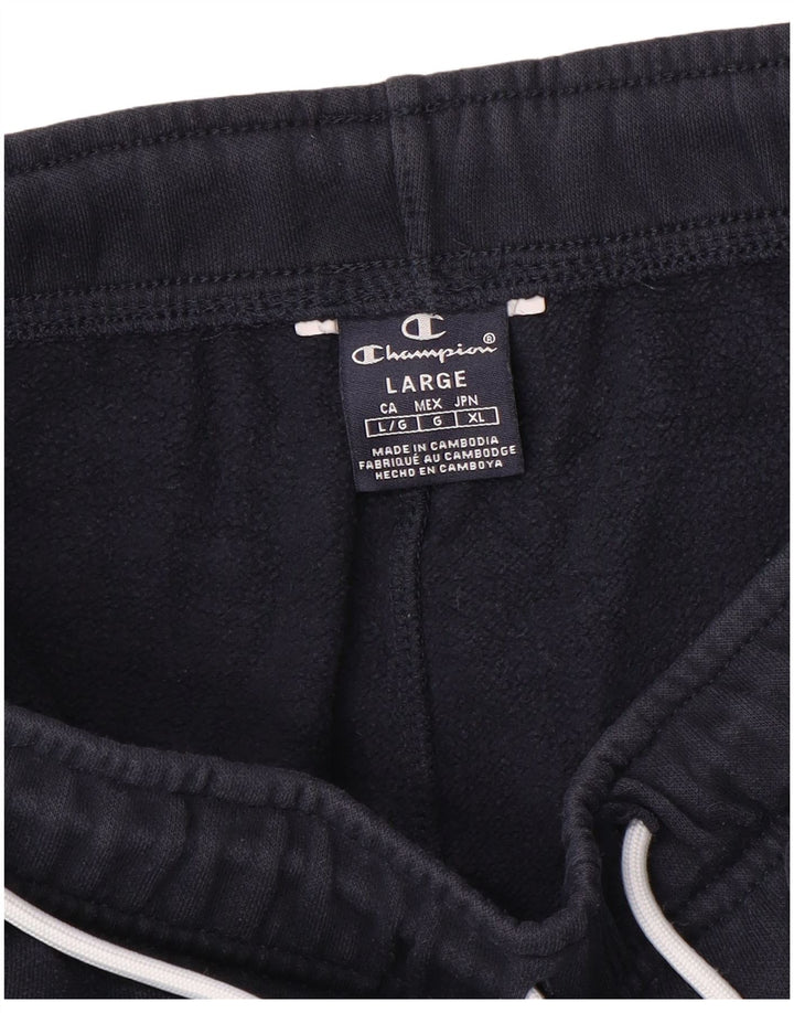 Pantaloni de trening cargo pentru bărbați CHAMPION Pantaloni de jogging mari bleumarin