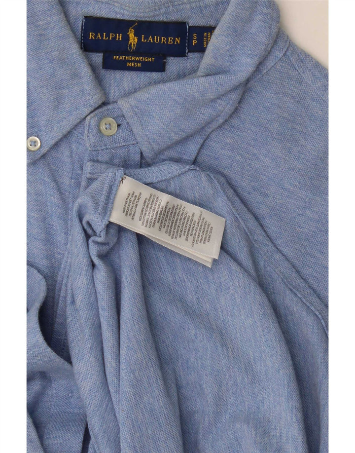 Cămașă pentru bărbați Ralph Lauren mic albastru bumbac