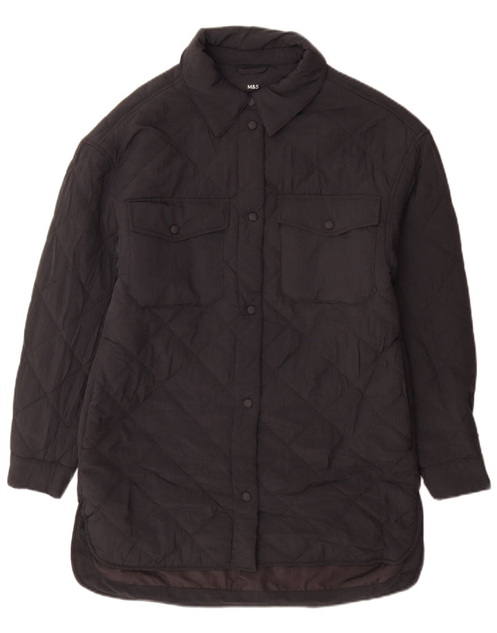 Palton capitonat supradimensionat pentru femei Marks & Spencer UK 6 XS Negru