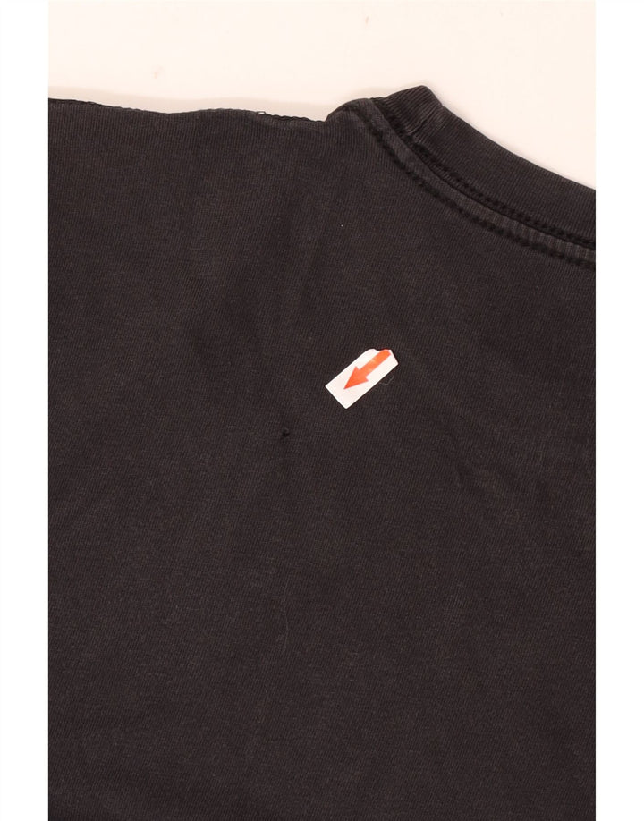 Tricou grafic pentru bărbați Nike Regular Fit Top, bumbac mediu negru