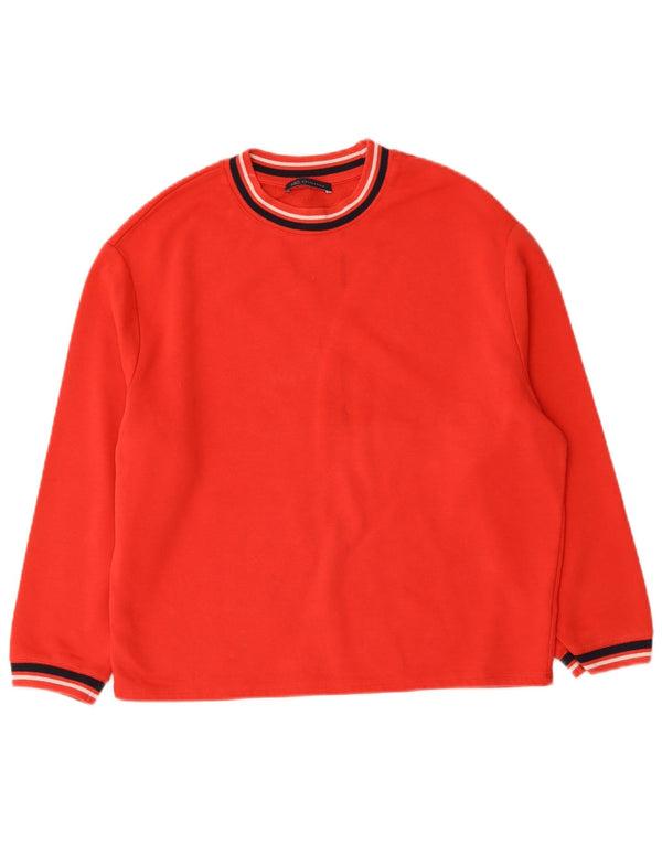 Pulover supradimensionat pentru femei Marks & Spencer UK 10 Bumbac roșu mic