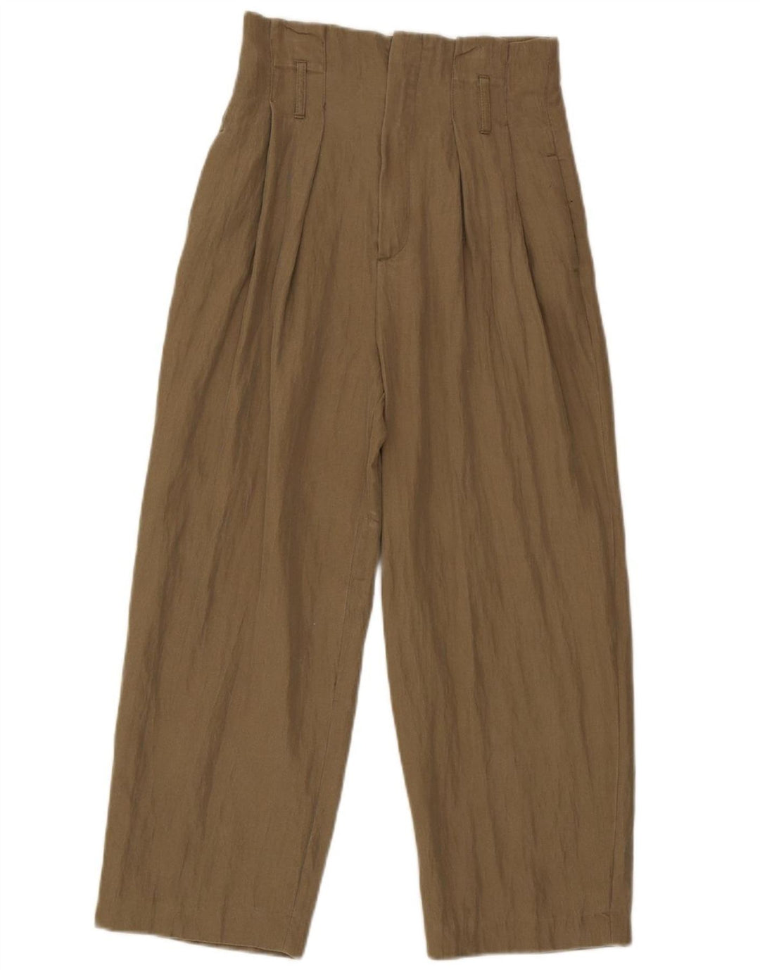 Pantaloni tăiați pentru femei Zara Mici L26 L24 Kaki