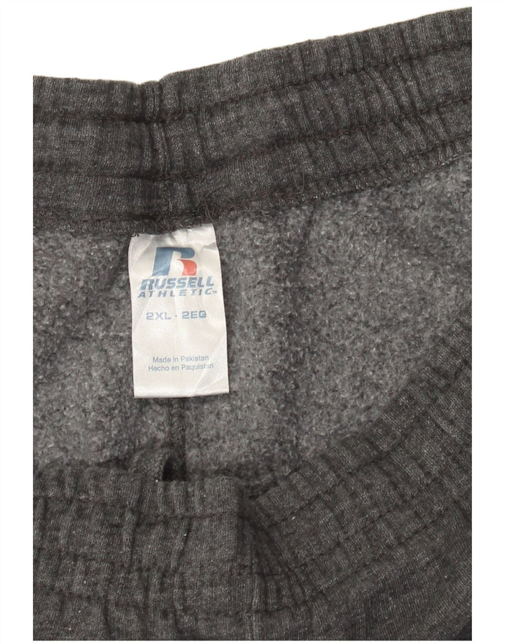 Pantaloni de trening Russell Athletic pentru bărbați, 2XL, bumbac cu pete gri