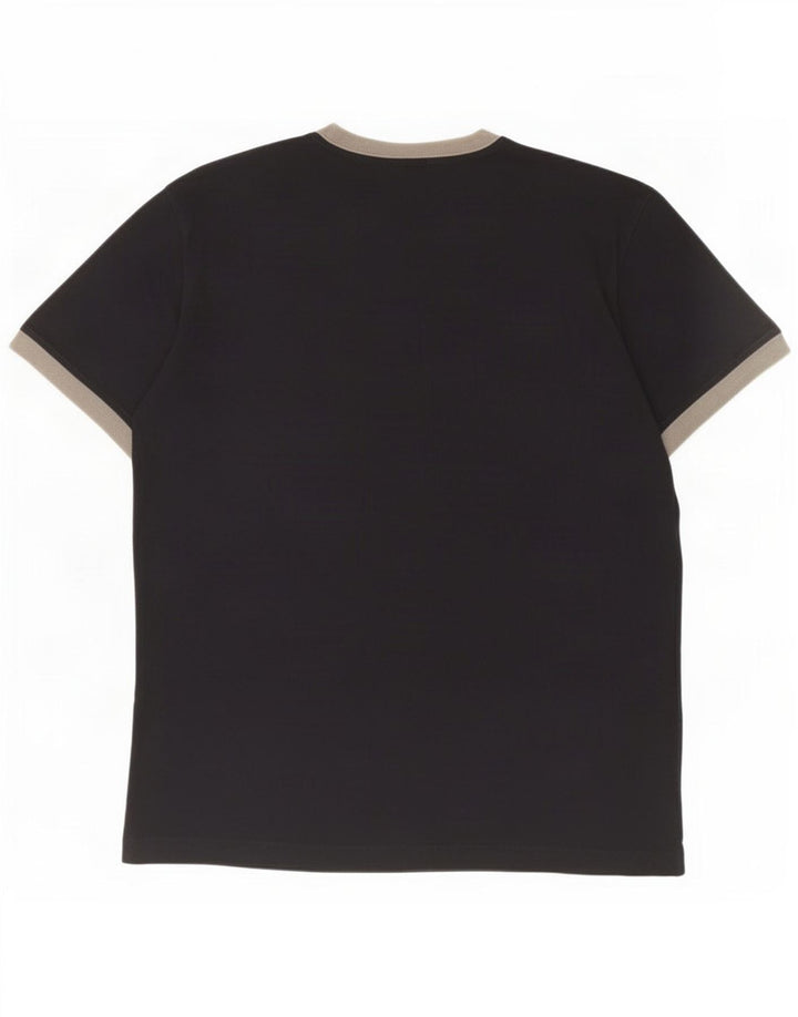 Tricou pentru bărbați Lee Top mare din bumbac negru