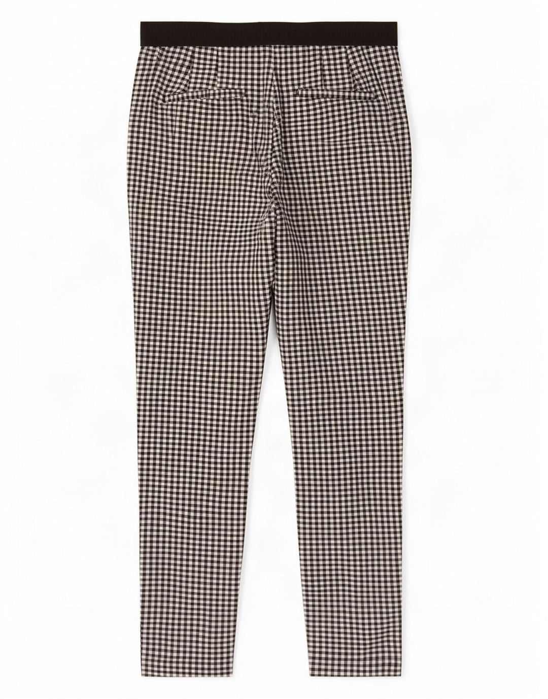 Pantaloni chino slim pentru femei Zara Mici L27 L27 Negru Gingham