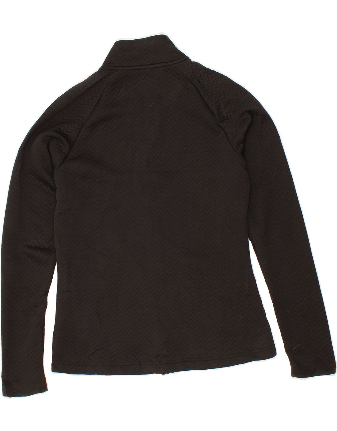 ADIDAS Womens Tracksuit Top Jacket UK 8/10 Small Black Chevron Polyester Vintage Adidas and Second-Hand Adidas from Messina Hembry 