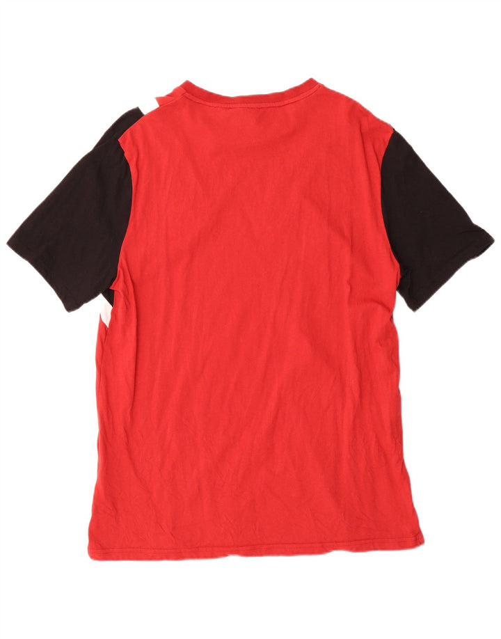 Tricou pentru bărbați Lyle & Scott Top, roșu mediu, bumbac color bloc