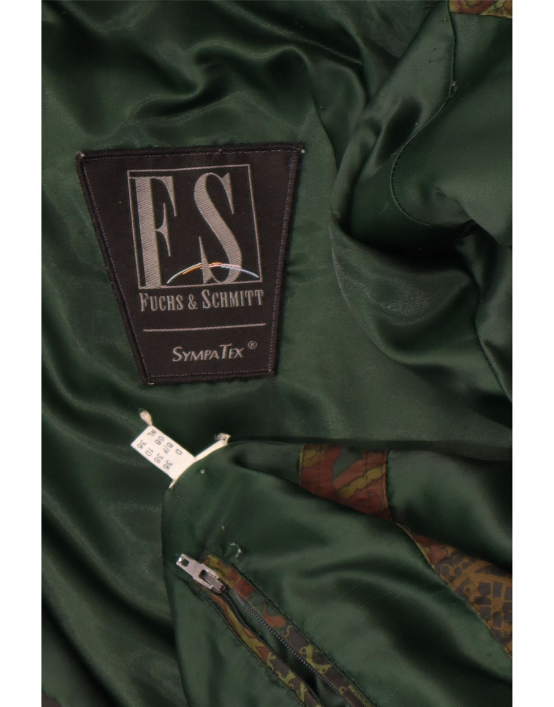 Jachetă Windbreaker pentru femei FUCHS & SCHMITT UK 10 Small Green Paisley