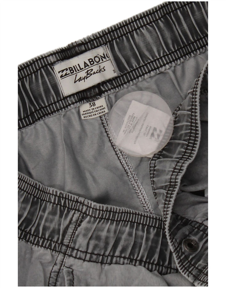 Pantaloni scurți de înot pentru bărbați Billabong XL poliester cu dungi gri