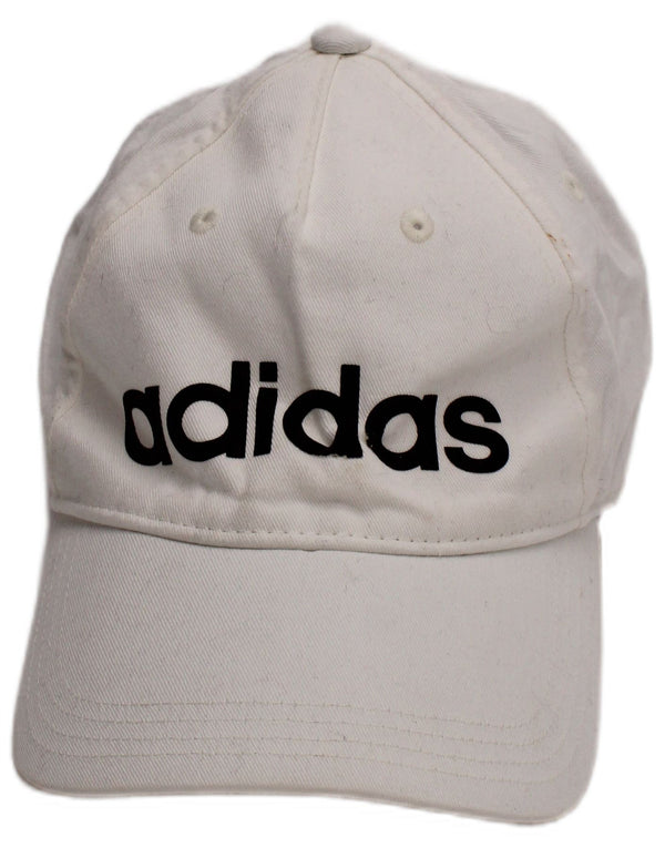 Şapcă de baseball cu grafică Adidas pentru bărbaţi, mărime, bumbac alb