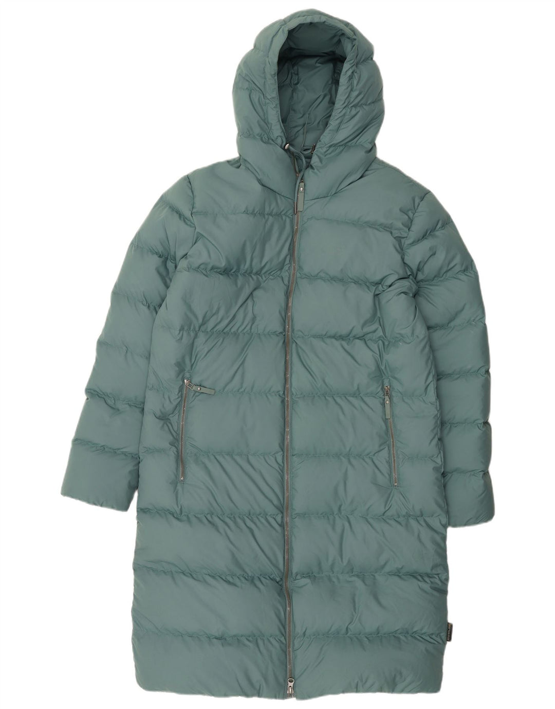 Jack Wolfskin Jachetă supradimensionată pentru femei cu glugă, UK 10/12, verde mediu