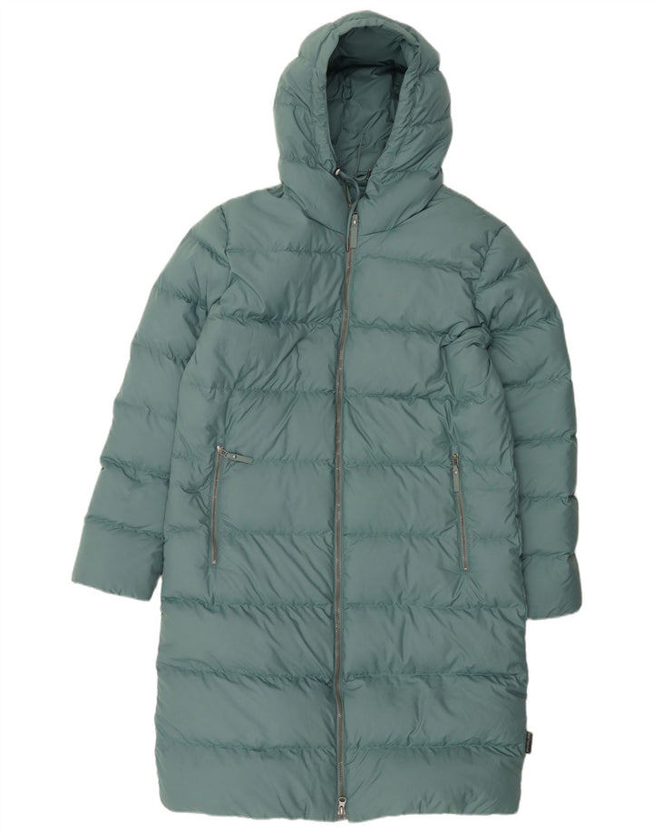 Jack Wolfskin Jachetă supradimensionată pentru femei cu glugă, UK 10/12, verde mediu
