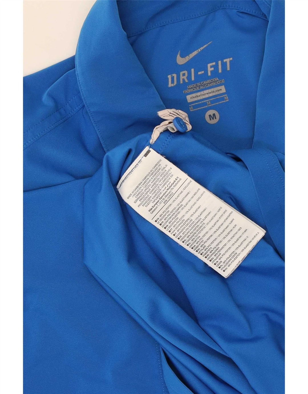 Tricou polo Nike pentru bărbați Dri Fit Poliester albastru mediu