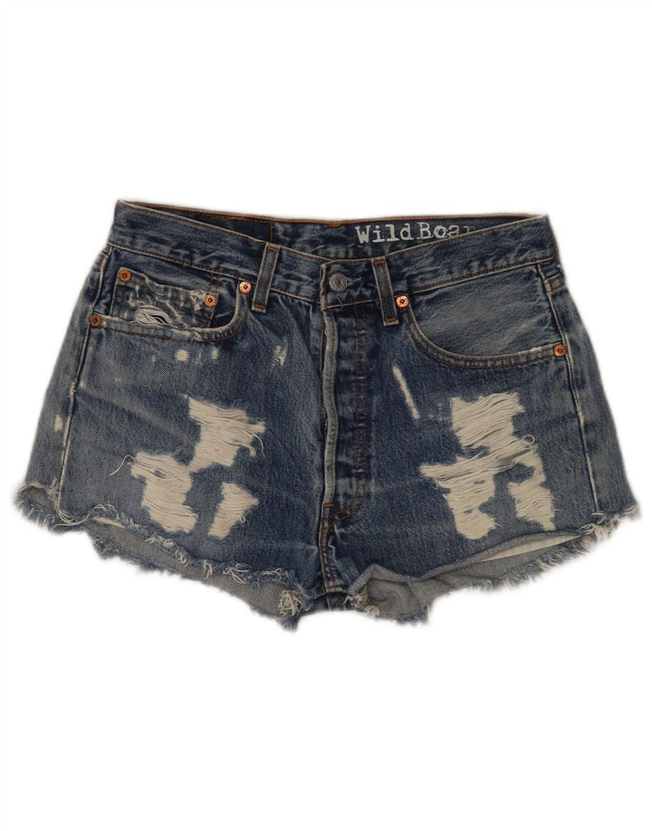 Pantaloni scurți Levi's 501 Distressed Denim W31 Medium Blue