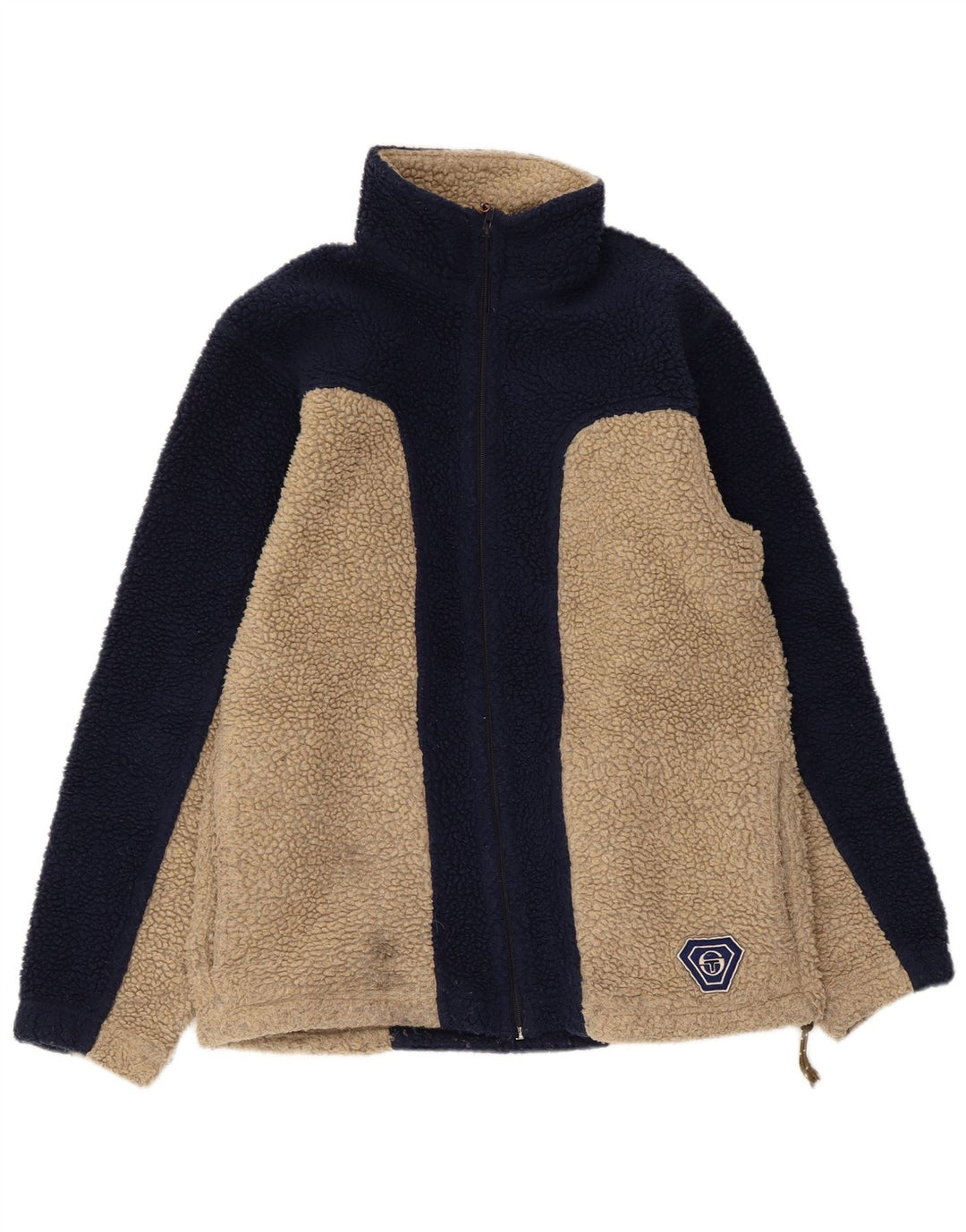 Jachetă fleece pentru bărbați Sergio Tacchini UK 38 Medium Blue Colorblock