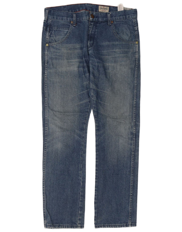 Blugi pentru bărbați Wrangler Spencer Straight W34 L32 Bumbac albastru