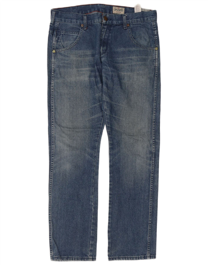 Blugi pentru bărbați Wrangler Spencer Straight W34 L32 Bumbac albastru