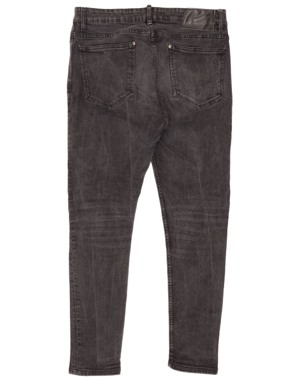 Blugi skinny pentru bărbați Zara WU 46 XL W36 L29 bumbac gri