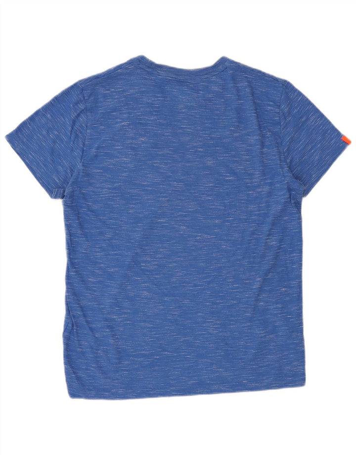 Tricou SUPERDRY pentru bărbați Top mare, albastru, bumbac cu pete