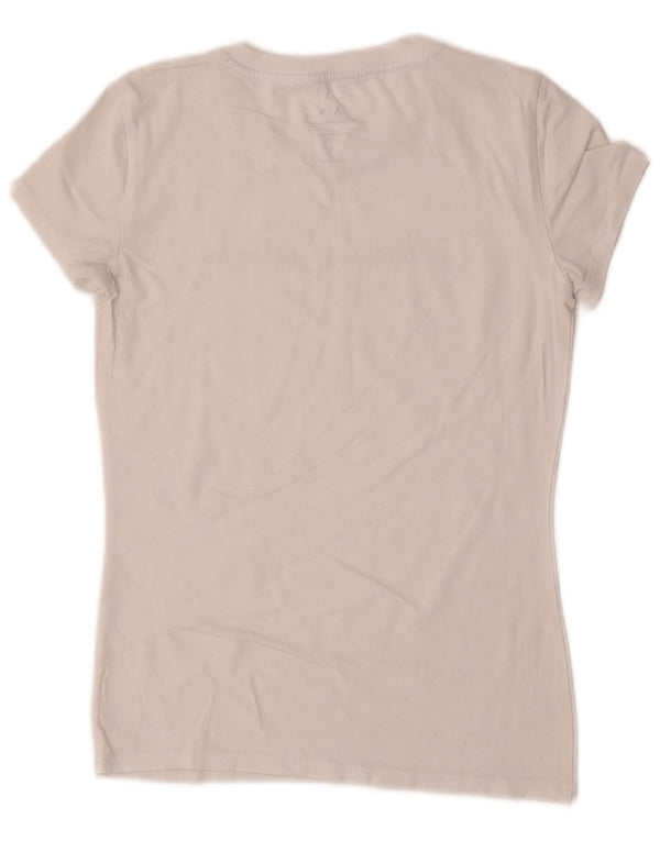 Tricou grafic Armani Exchange pentru femei Top UK 10 Small White