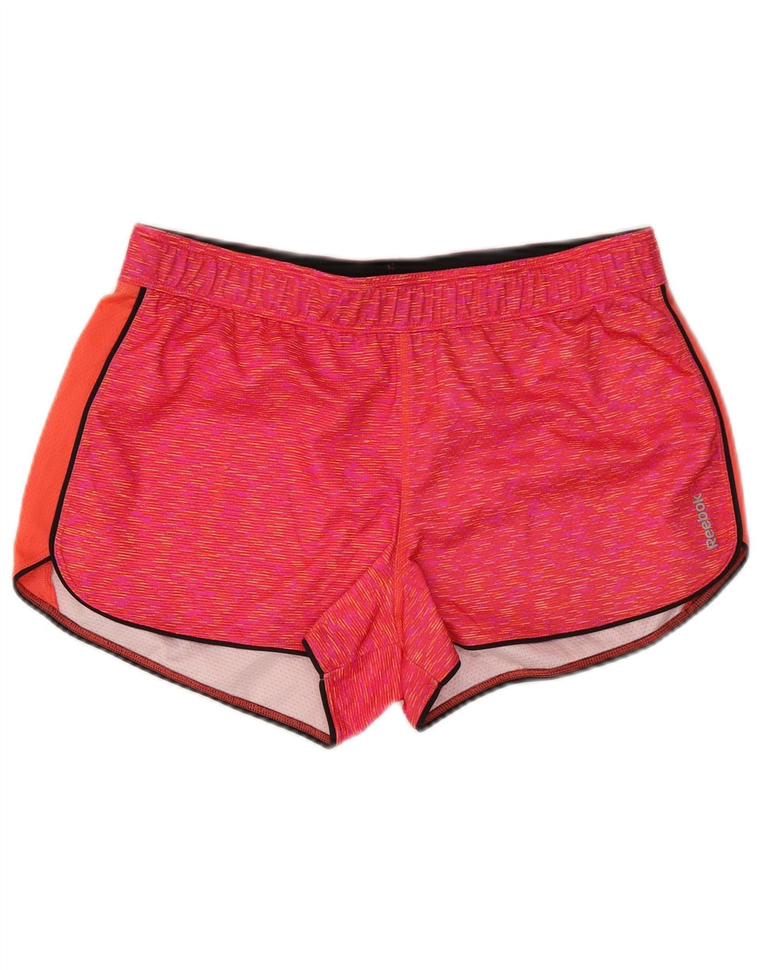 Pantaloni scurti sport Reebok pentru femei UK 14, mari, roz, poliester cu pături