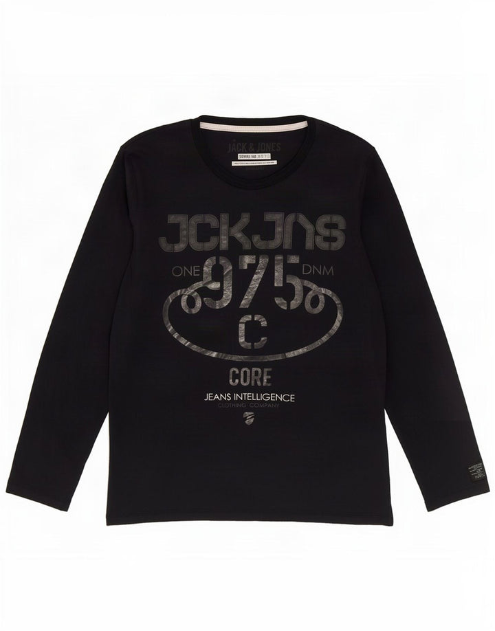 Jack & Jones Tricou cu mânecă lungă pentru bărbați, mare, bleumarin