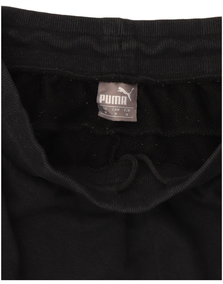 Pantaloni de trening grafic PUMA pentru bărbați Pantaloni de jogging mediu negru