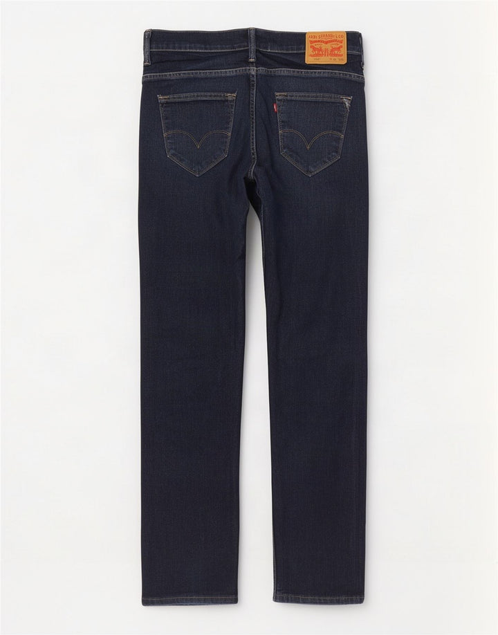 Blugi drepti 504 pentru femei Levi's W30 L32 bumbac bleumarin