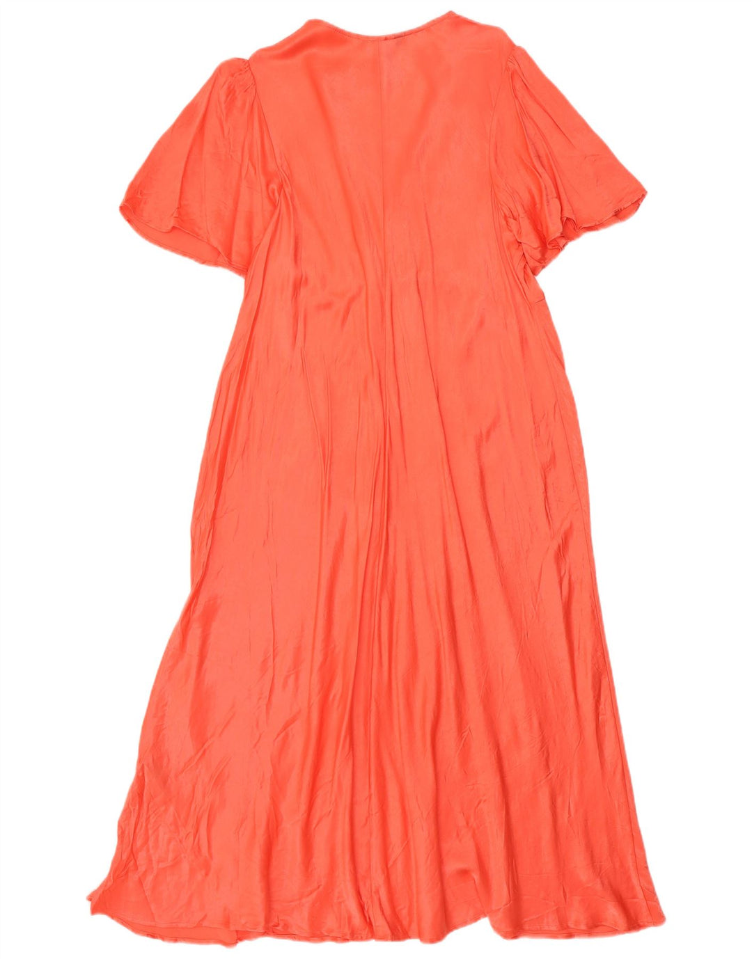 Rochie Maxi obișnuită pentru femei Marks & Spencer UK 22 3XL Orange Viscose