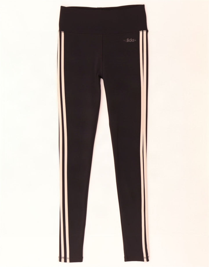 Leggings Climalite Adidas pentru femei UK 8/10 Poliester negru mic