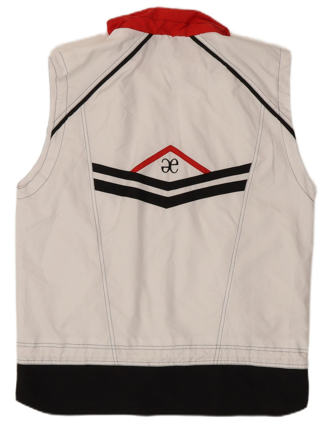 Gilet crop pentru femei Elegance UK 16, mare, alb, poliester color bloc