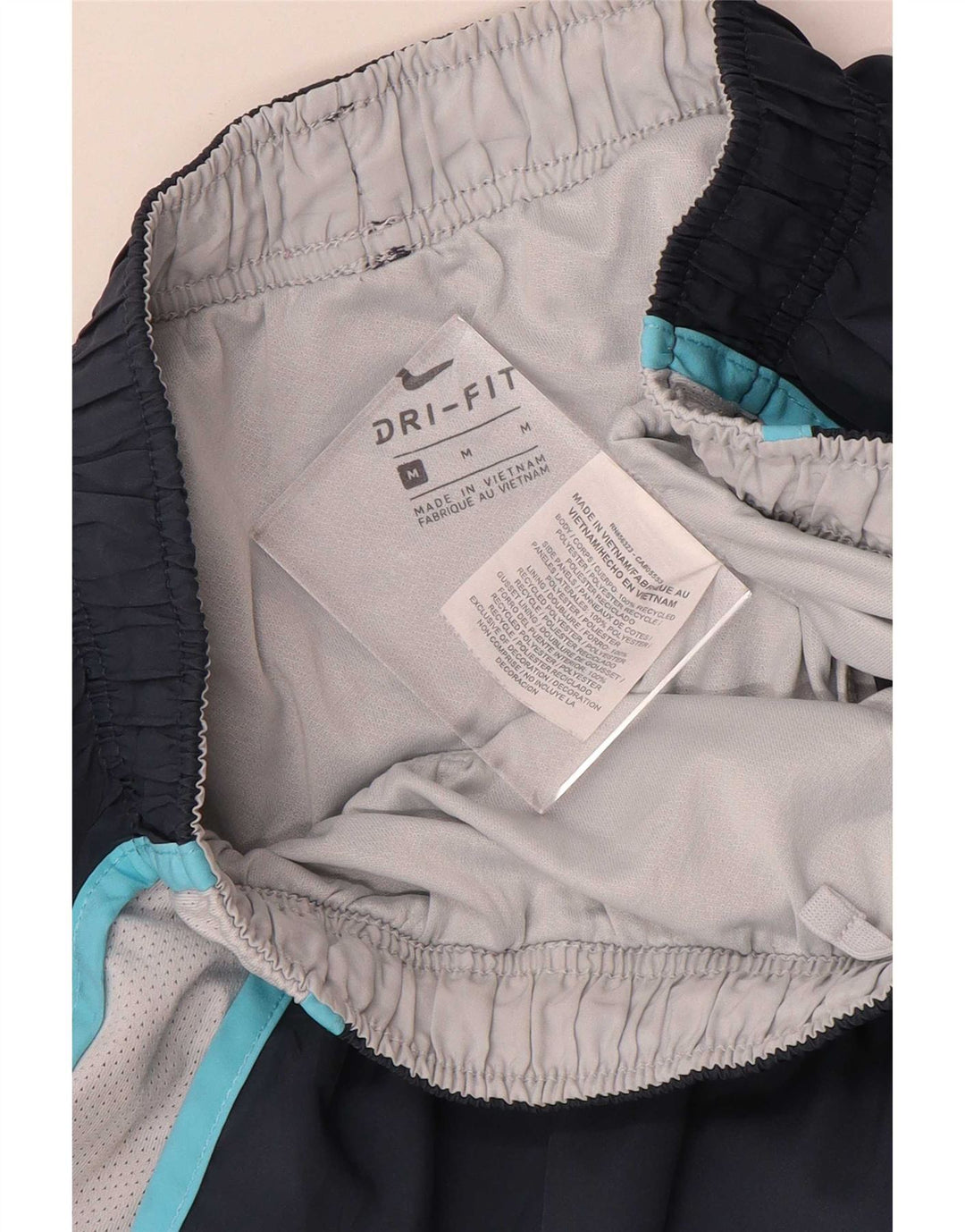 Pantaloni scurți sport Nike Dri Fit pentru bărbați, medii, albastru, poliester color bloc