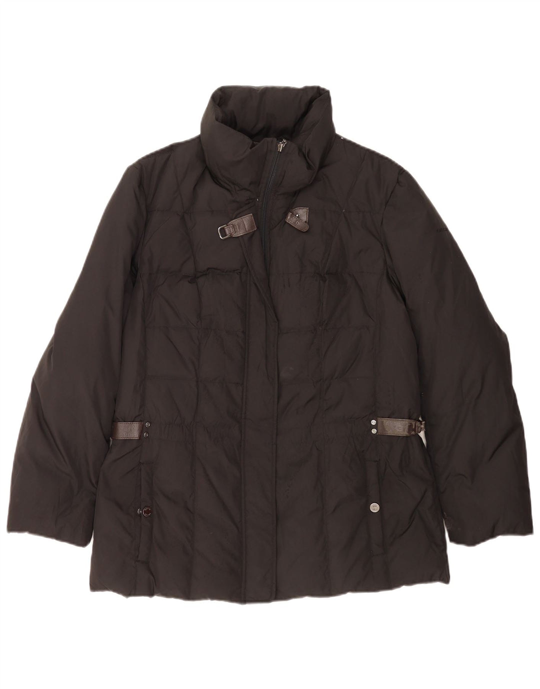 Jachetă căptușită pentru femei Geox UK 14 Medium Black Poliester