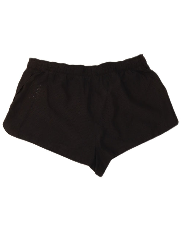 Pantaloni scurți sport Nike Dri Fit pentru femei UK 16, mari, negru, poliester