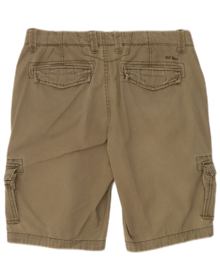 Pantaloni scurti cargo pentru femei Fat Face UK 12 Medium W32 Kaki Bumbac