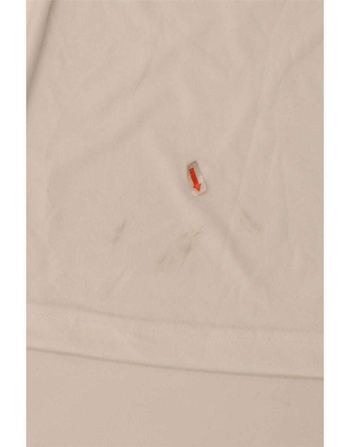 Tricou Reebok pentru bărbați Top mare din poliester alb